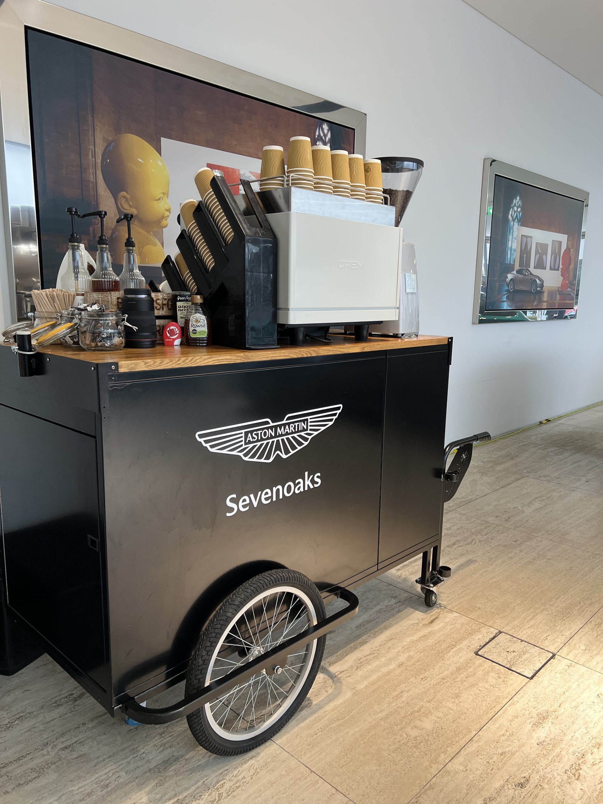 branded coffee cart service